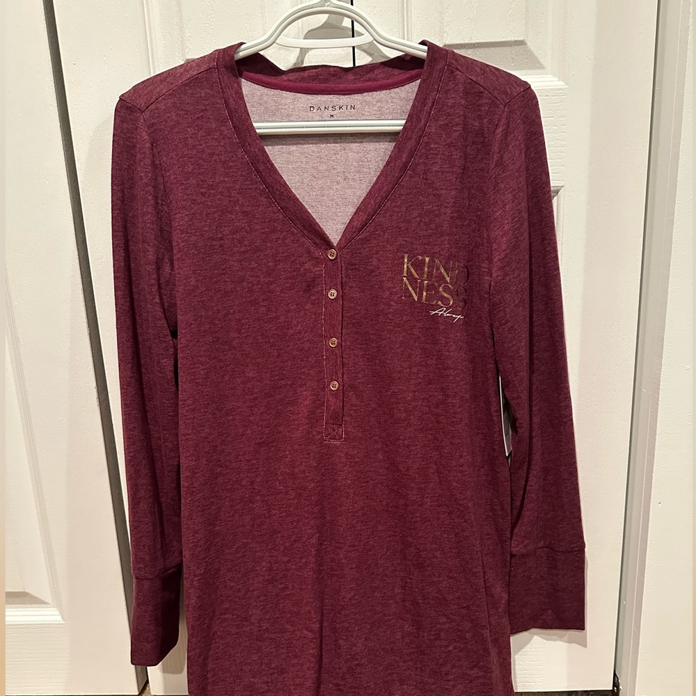 Maroon Nightgown